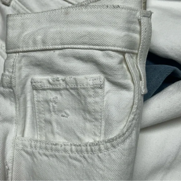 Favorite Daughter The Otto High Rise Boyfriend Jeans In Whistler White NWT - Picture 8 of 12